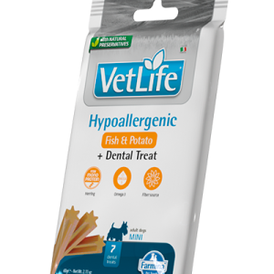 TREAT VET LIFE NAT DOG HYPO FISH &  POTATO ADULT MINI GR 60