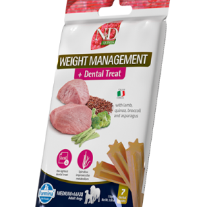 TREAT N&D QUINOA DOG WEIGHT MANAGEMENT LAMB ADULT MED/MAXI GR 100