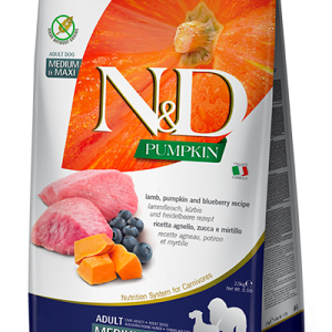 N&D PUMPKIN DOG LB & BB ADULT MED/MAXI 12 KG
