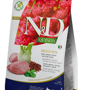 N&D QUINOA CAT DIGESTION LAMB ADULT 1.5 KG
