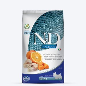 N&D OCEAN DOG PKN CODFISH & ORA ADULT MINI 2.5 KG