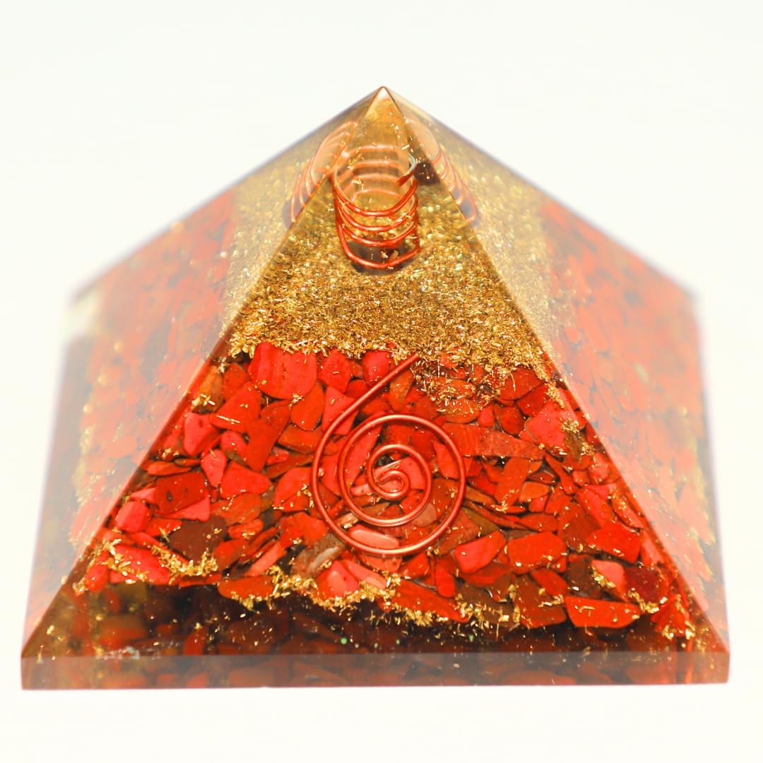 Red Jasper Vastu Pyramid for MANIFESTATION AND STABILITY - Image 2