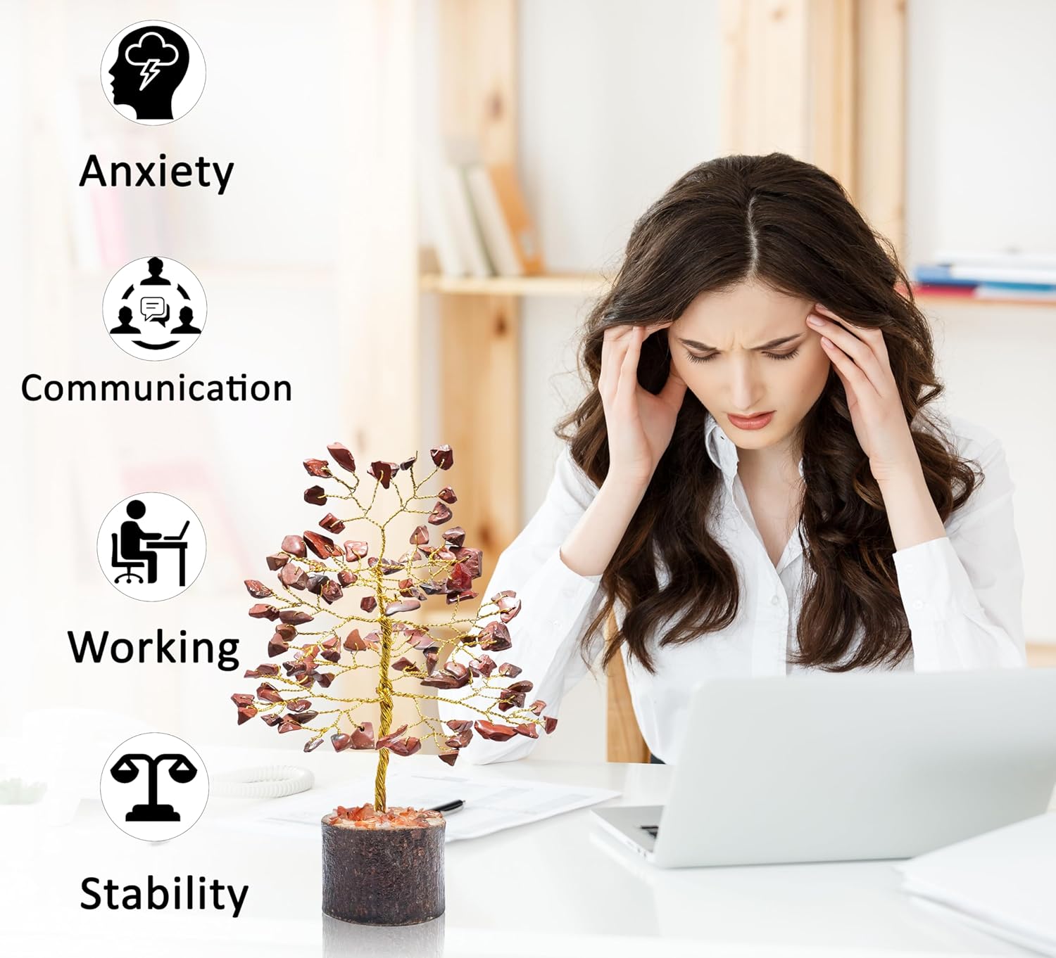 Red Jasper Crystal Tree - Image 2