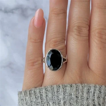Black Tourmaline Ring- Best for Protection from Negativity