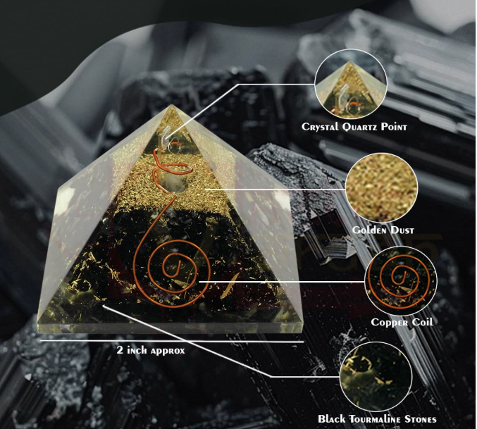Tourmaline Vastu Pyramid for PROTECTION FROM NEGATIVITY - Image 3
