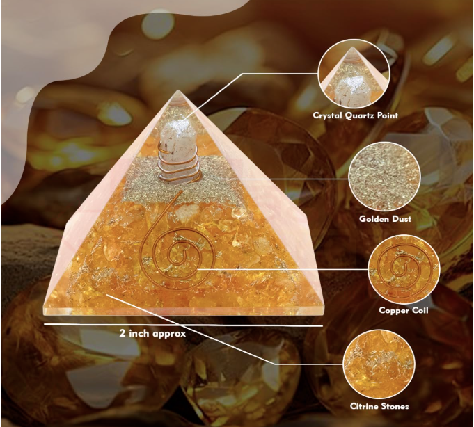 Citrine Vastu Pyramid for PROSPERITY AND CASH FLOW - Image 2