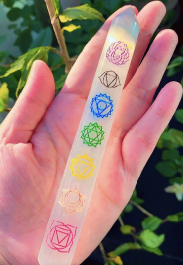 Selenite Wand (7 Chakra)