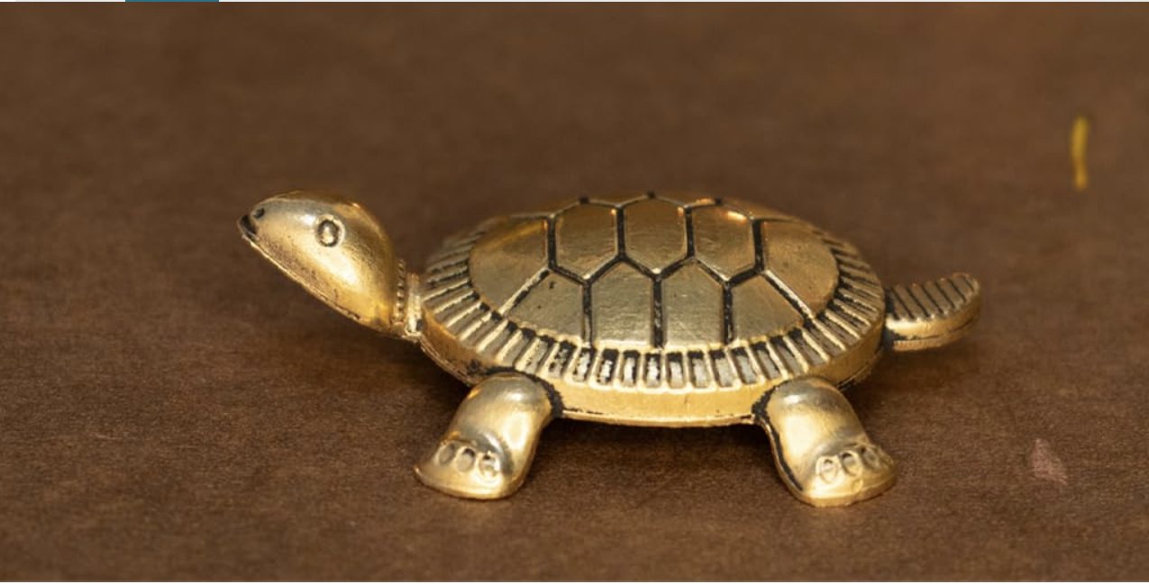 Brass Turtle for GOOD LUCK AND PROSPERITY