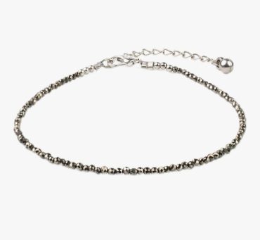 Pyrite Anklet for women for PROTECTION FROM NEGATIVITY