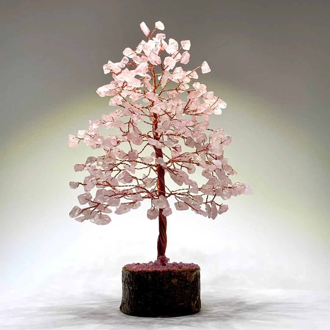 Rose Quartz Crystal Tree for HEALTHY RELATIONSHIPS