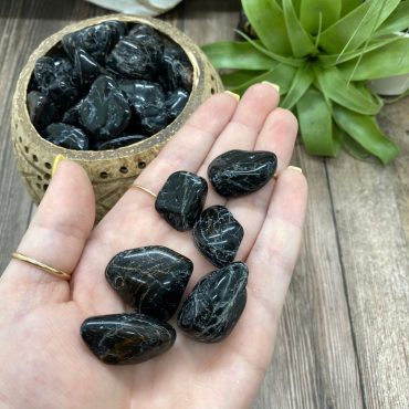 Black Tourmaline Tumbles