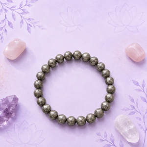 Natural Pyrite Bracelet for Wealth Attraction, Protection & Confidence