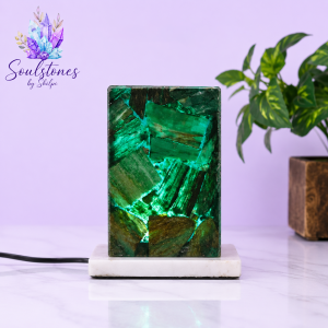 Green Aventurine Crystal Lamp