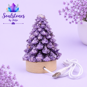 Amethyst Christmas Tree Lamp