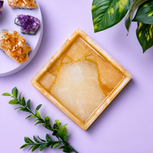 Yellow Aventurine Crystal Tray