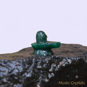 Green Aventurine Jaldhari Shivling