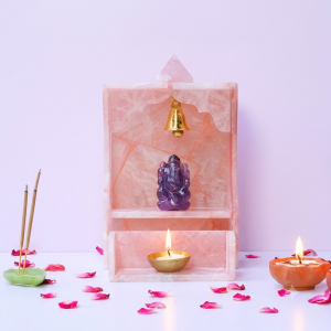 Rose Quartz Crystal Temple