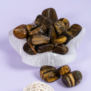 Tiger Eye Tumble Stones