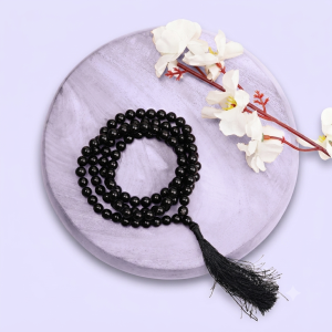 Black Tourmaline Jaap Mala ( 6,8 MM )
