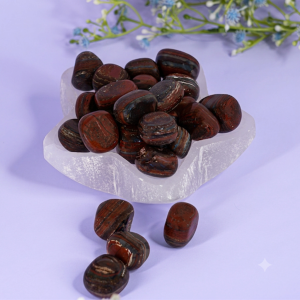 Hematite with Red Jasper Tumble Stones